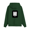 Oversized Hoodie | Unisex Relaxed Fit | 400 GSM Cotton Blend | DTG Printed | Drop Shoulder, Pre-Shrunk | Adults | Personalized | DTG | Modern | Coolness | Everyday | Relaxed | Effortless Energy - back - Bottle Green - mockup 2