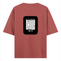 Oversized Classic T-Shirt | Unisex Fit | 100% Super-Combed Cotton | Pre-Shrunk, Double-Stitched | Adults | Personalized | DTF | Modern | Coolness | Everyday | Relaxed | Effortless Energy - back - Coral - mockup 2
