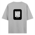 Oversized Classic T-Shirt | Unisex Fit | 100% Super-Combed Cotton | Pre-Shrunk, Double-Stitched | Adults | Personalized | DTF | Modern | Coolness | Everyday | Relaxed | Effortless Energy - back - Grey Melange - mockup 2