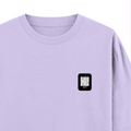 Oversized Classic T-Shirt | Unisex Fit | 100% Super-Combed Cotton | Pre-Shrunk, Double-Stitched | Adults | Personalized | DTF | Modern | Coolness | Everyday | Relaxed | Effortless Energy - right pocket - Lavender - mockup 4