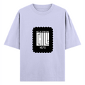 Oversized Standard T-Shirt | Unisex Oversized Fit | 180 GSM 100% Super Combed Cotton | DTF Print | Soft & Durable | Personalized | DTF | Modern | Coolness | Everyday | Relaxed | Effortless Energy - front - Lavender - mockup 1