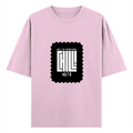 Oversized Standard T-Shirt | Unisex Oversized Fit | 180 GSM 100% Super Combed Cotton | DTF Print | Soft & Durable | Personalized | DTF | Modern | Coolness | Everyday | Relaxed | Effortless Energy - front - Light Baby Pink - mockup 1
