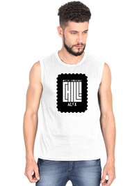 Men's Sleeveless T-Shirt | Regular Fit | 180 GSM Bio-Washed Cotton | Pre-Shrunk, Double Stitched | Men | Personalized | DTF | Modern | Coolness | Everyday | Relaxed | Effortless Energy