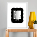 Framed Poster | Multiple Sizes & Frame Colors | 300 GSM Art Paper, Laminated | Fade-Proof Digital Print, Mounting Kit Included | Unisex | Personalized | Modern | Coolness | Everyday | Relaxed | Effortless Energy - front_11x14In - 11x14In - mockup 4