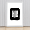 Framed Poster | Multiple Sizes & Frame Colors | 300 GSM Art Paper, Laminated | Fade-Proof Digital Print, Mounting Kit Included | Unisex | Personalized | Modern | Coolness | Everyday | Relaxed | Effortless Energy - front_16x24In - 16x24In - mockup 10