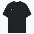Basic T-Shirt | Unisex Fit, Sizes XS-2XL | 180 GSM Poly-Cotton Blend, DTF Ready | Bio-Wash, Silicon Finish, Durable Stitching | Adults | Personalized | DTF | Modern | Coolness | Everyday | Relaxed | Effortless Energy - right pocket - Black melange - mockup 4