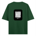 Oversized Classic T-Shirt | Unisex Oversized Fit | 100% Super-Combed Cotton | Pre-Shrunk & Ribbed Neck | Adults | Personalized | DTG | Modern | Coolness | Everyday | Relaxed | Effortless Energy - back - Bottle Green - mockup 2