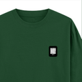 Oversized Classic T-Shirt | Unisex Oversized Fit | 100% Super-Combed Cotton | Pre-Shrunk & Ribbed Neck | Adults | Personalized | DTG | Modern | Coolness | Everyday | Relaxed | Effortless Energy - right pocket - Bottle Green - mockup 4