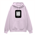 Oversized Hoodie | Relaxed Fit, Drop-Shoulder | 400 GSM Fabric | Warm, Durable | Unisex | Personalized | DTF | Modern | Coolness | Everyday | Relaxed | Effortless Energy - front - Light Baby Pink - mockup 1