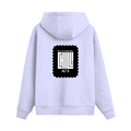 Oversized Hoodie | Relaxed Fit, Drop-Shoulder | 400 GSM Fabric | Warm, Durable | Unisex | Personalized | DTF | Modern | Coolness | Everyday | Relaxed | Effortless Energy - back - Lavender - mockup 2