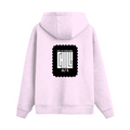 Oversized Hoodie | Relaxed Fit, Drop-Shoulder | 400 GSM Fabric | Warm, Durable | Unisex | Personalized | DTF | Modern | Coolness | Everyday | Relaxed | Effortless Energy - back - Light Baby Pink - mockup 2