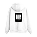 Oversized Hoodie | Relaxed Fit, Drop-Shoulder | 400 GSM Fabric | Warm, Durable | Unisex | Personalized | DTF | Modern | Coolness | Everyday | Relaxed | Effortless Energy - back - White - mockup 2
