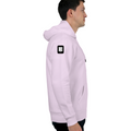 Oversized Hoodie | Relaxed Fit, Drop-Shoulder | 400 GSM Fabric | Warm, Durable | Unisex | Personalized | DTF | Modern | Coolness | Everyday | Relaxed | Effortless Energy - right sleeve - Light Baby Pink - mockup 6