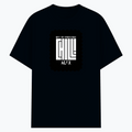 Cotton Stretch T-Shirt (Dtg) | T-Shirts | Him, Her, Unisex | Personalized | DTG | Modern | Coolness | Everyday | Relaxed | Effortless Energy - front - Navy Blue - mockup 1
