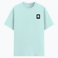 Cotton Stretch T-Shirt (Dtg) | T-Shirts | Him, Her, Unisex | Personalized | DTG | Modern | Coolness | Everyday | Relaxed | Effortless Energy - left pocket - Mint - mockup 3