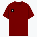 Cotton Stretch T-Shirt (Dtg) | T-Shirts | Him, Her, Unisex | Personalized | DTG | Modern | Coolness | Everyday | Relaxed | Effortless Energy - right pocket - Red - mockup 4