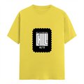 Female Classic Crew T-Shirt | Women's Regular Fit | 180 GSM Bio-Washed Cotton | Double Stitched, Pre-Shrunk | Personalized | DTG | Modern | Coolness | Everyday | Relaxed | Effortless Energy - front - New Yellow - mockup 1