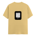 Female Classic Crew T-Shirt | Women's Regular Fit | 180 GSM Bio-Washed Cotton | Double Stitched, Pre-Shrunk | Personalized | DTG | Modern | Coolness | Everyday | Relaxed | Effortless Energy - back - Beige - mockup 2