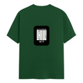Female Classic Crew T-Shirt | Women's Regular Fit | 180 GSM Bio-Washed Cotton | Double Stitched, Pre-Shrunk | Personalized | DTG | Modern | Coolness | Everyday | Relaxed | Effortless Energy - back - Bottle Green - mockup 2