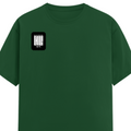 Female Classic Crew T-Shirt | Women's Regular Fit | 180 GSM Bio-Washed Cotton | Double Stitched, Pre-Shrunk | Personalized | DTG | Modern | Coolness | Everyday | Relaxed | Effortless Energy - right pocket - Bottle Green - mockup 4