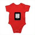 Rompers | Regular Fit Baby & Toddler | Bio-Washed Cotton | Double Stitched, Pre-Shrunk | Unisex | Personalized | DTG | Modern | Coolness | Everyday | Relaxed | Effortless Energy - front - Red - mockup 1