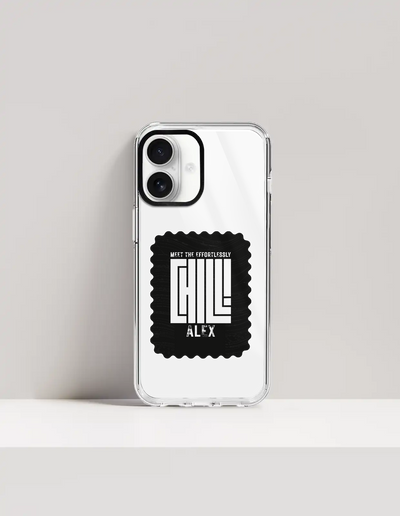 iPhone Glass Case | For iPhone Users | Tempered Glass Back & TPU Sides | Durable Protection & Fade-Proof Print | Unisex | Personalized | Modern | Coolness | Everyday | Relaxed | Effortless Energy - front_16 - 16 - mockup 4