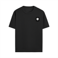 Male Standard Crew T-Shirt | Regular Fit | 100% Cotton (180 GSM) | DTG Print | Durable & Comfortable | Adult | Personalized | DTG | Modern | Coolness | Everyday | Relaxed | Effortless Energy - right pocket - Black - mockup 6