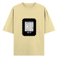 Oversized Standard T-Shirt | Unisex Relaxed Fit | 100% Super Combed Cotton DTG | Soft, Breathable & Durable | Adult | Personalized | DTG | Modern | Coolness | Everyday | Relaxed | Effortless Energy - front - Beige - mockup 1