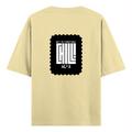 Oversized Standard T-Shirt | Unisex Relaxed Fit | 100% Super Combed Cotton DTG | Soft, Breathable & Durable | Adult | Personalized | DTG | Modern | Coolness | Everyday | Relaxed | Effortless Energy - back - Beige - mockup 2