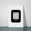 Metal Posters | 8x11.7 & 11.7x15.7 in | 1mm Thick Metal | Magnetic Mount, Waterproof, Glossy Finish | Unisex Home Decor | Personalized | Modern | Coolness | Everyday | Relaxed | Effortless Energy - front_2 - White - mockup 2