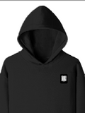 Pullover Hoodie (Dtf) | Hoodies & Jackets | DTF, DTG | Him, Her, Unisex | Personalized | DTF | Modern | Coolness | Everyday | Relaxed | Effortless Energy - left pocket - Black - mockup 3