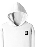 Pullover Hoodie (Dtf) | Hoodies & Jackets | DTF, DTG | Him, Her, Unisex | Personalized | DTF | Modern | Coolness | Everyday | Relaxed | Effortless Energy - left pocket - White - mockup 3