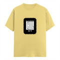 Men's Classic Crew T-Shirt | Regular Fit | 180 GSM Bio-Washed Cotton | DTF Print Ready | Pre-Shrunk, Durable | Personalized | DTF | Modern | Coolness | Everyday | Relaxed | Effortless Energy - front - Yellow - mockup 1