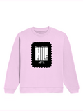 Oversized Sweatshirt | Roomy Relaxed Fit | 400 GSM Cotton Blend | Pre-Shrunk Drop Shoulder | Unisex Adult | Personalized | DTG | Modern | Coolness | Everyday | Relaxed | Effortless Energy - front - Light Baby Pink - mockup 1
