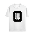 Male Standard Crew T-Shirt | Regular Fit | 100% Cotton DTF Print | Soft, Durable | Men | Personalized | DTF | Modern | Coolness | Everyday | Relaxed | Effortless Energy - front - White - mockup 1