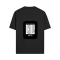 Male Standard Crew T-Shirt | Regular Fit | 100% Cotton DTF Print | Soft, Durable | Men | Personalized | DTF | Modern | Coolness | Everyday | Relaxed | Effortless Energy - back - Black - mockup 2