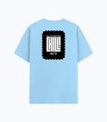 Cotton Stretch T-Shirt | Unisex Adult | 95% Cotton 5% Spandex Blend | 240 GSM, Breathable, Flexible | DTF Print Ready | Personalized | DTF | Modern | Coolness | Everyday | Relaxed | Effortless Energy - back - Baby Blue - mockup 2