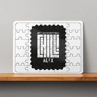MDF Wooden Puzzles | 6x8 Inch | 30 Pieces | Durable MDF | Glossy Finish | Sublimation Print | Lightweight | Waterproof | Fade-Proof | Unisex | Personalized | Modern | Coolness | Everyday | Relaxed | Effortless Energy
