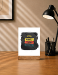 Acrylic Photo Frame | 5x7 Tabletop Display | UV Printed Acrylic & Wood Stand | Personalized Gift & Home Decor | Personalized | Bold Typography | Affirmations | Daily Inspiration | Everyday | Encouraging | Make Today Great - front - mockup 1