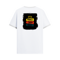 Ringer T-shirt | Unisex | DTG Print | Contrast Trim | Men's, Women's | Personalized | DTG | Bold Typography | Affirmations | Daily Inspiration | Everyday | Encouraging | Make Today Great - back - White Black - mockup 2