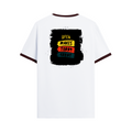 Ringer T-shirt | Unisex Regular Fit | 100% Cotton DTF/DTG | Contrast Rib Neck Bio Washed Pre-Shrunk | Adults | Personalized | DTF | Bold Typography | Affirmations | Daily Inspiration | Everyday | Encouraging | Make Today Great - back - Maroon off white - mockup 2