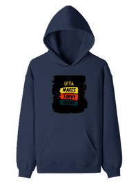 Pullover Hoodie | Unisex Regular Fit | Tri-Layer Cotton Blend | DTG Print Ready | Adults | Personalized | DTG | Bold Typography | Affirmations | Daily Inspiration | Everyday | Encouraging | Make Today Great