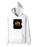 Pullover Hoodie | Unisex Regular Fit | Tri-Layer Cotton Blend | DTG Print Ready | Adults | Personalized | DTG | Bold Typography | Affirmations | Daily Inspiration | Everyday | Encouraging | Make Today Great - front - White - mockup 1