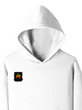 Pullover Hoodie | Unisex Regular Fit | Tri-Layer Cotton Blend | DTG Print Ready | Adults | Personalized | DTG | Bold Typography | Affirmations | Daily Inspiration | Everyday | Encouraging | Make Today Great - right pocket - White - mockup 4