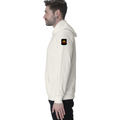 Pullover Hoodie | Unisex Regular Fit | Tri-Layer Cotton Blend | DTG Print Ready | Adults | Personalized | DTG | Bold Typography | Affirmations | Daily Inspiration | Everyday | Encouraging | Make Today Great - left sleeve - Off White - mockup 5