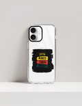 Hard Clear Case | iPhone | TPU Sides & PC Back | Detachable Camera Protector, Scratch-Proof | Unisex | Personalized | Bold Typography | Affirmations | Daily Inspiration | Everyday | Encouraging | Make Today Great - front_17 - 17 - mockup 1