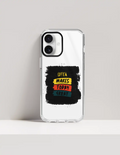 Hard Clear Case | iPhone | TPU Sides & PC Back | Detachable Camera Protector, Scratch-Proof | Unisex | Personalized | Bold Typography | Affirmations | Daily Inspiration | Everyday | Encouraging | Make Today Great - front_16 Plus - 16 Plus - mockup 5