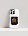 Hard Clear Case | iPhone | TPU Sides & PC Back | Detachable Camera Protector, Scratch-Proof | Unisex | Personalized | Bold Typography | Affirmations | Daily Inspiration | Everyday | Encouraging | Make Today Great - front_15 Pro - 15 Pro - mockup 10