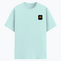 Cotton Stretch T-Shirt (Dtg) | T-Shirts | Him, Her, Unisex | Personalized | DTG | Bold Typography | Affirmations | Daily Inspiration | Everyday | Encouraging | Make Today Great - left pocket - Mint - mockup 3