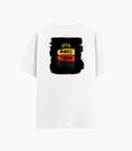 Cotton Stretch T-Shirt | Unisex Adult | 95% Cotton 5% Spandex Blend | 240 GSM, Breathable, Flexible | DTF Print Ready | Personalized | DTF | Bold Typography | Affirmations | Daily Inspiration | Everyday | Encouraging | Make Today Great - back - White - mockup 2